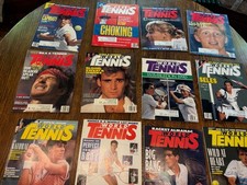 Revistas de tênis vintage World: 12 edições mensais de 1990. comprar usado  Enviando para Brazil