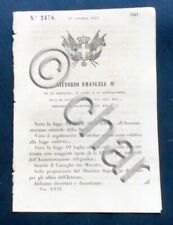 Decreto vittorio emanuele usato  Vimodrone