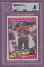 1984 84-85 OPC O-PEE-CHEE RECORD BREAKER OILERS WAYNE GRETZKY #388 BGS 8 QUASE PERFEITO-PERFEITO comprar usado  Enviando para Brazil