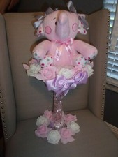 PIEZA CENTRAL DE DECORACIÓN DE BABY SHOWER ""IT'S A GIRL"" Casi 2 pies de altura segunda mano  Embacar hacia Mexico