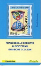 2006 tessera filatelica usato  Italia