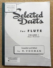 Selected duets flute for sale  NORWICH