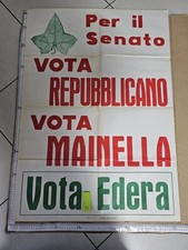 Manifesto politica vota usato  Viterbo