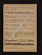 Volantino vota partito usato  Albano Laziale
