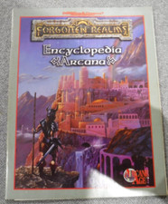 Dungeons & Dragons Forgotten Realms Encyclopedia Arcana + 2 mapas TSR Exl 1996 comprar usado  Enviando para Brazil