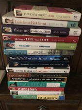 18 Joyce Meyer book Lot, hard and trade paper comprar usado  Enviando para Brazil