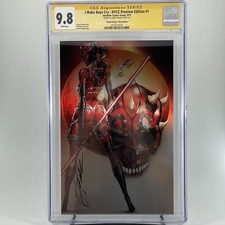 I Make Boys Cry 1 CGC 9.8 SS NYCC edição de visualização metal lâmina dupla Darth Maul comprar usado  Enviando para Brazil