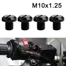 4 peças M10x1.25 plugues furo espelho motocicleta parafusos tampa para FZ07 FZ09 XSR900, usado comprar usado  Enviando para Brazil