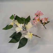 2 pequenos buquês de flores artificiais artesanato decoração de mesa enfeites para presente comprar usado  Enviando para Brazil