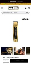 Wahl gold detailer for sale  LEAMINGTON SPA