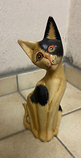 Holz katzen figur gebraucht kaufen  Malsch