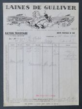 Facture 1938 laines d'occasion  Nantes-