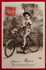 Usado, Cartão postal de ciclismo criança na bicicleta First 900 comprar usado  Enviando para Brazil
