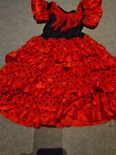 Flamenco kleid 116 gebraucht kaufen  Würselen