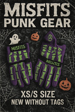 Misfits skeleton gloves for sale  Dania