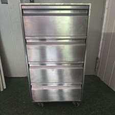 Edelstahl schubladen schrank gebraucht kaufen  Essen