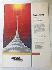 1957 Anúncio de Aeronave AVCO LYCOMING TWIN ENGINE EXECUTIVO VOO PRIVADO EUA comprar usado  Enviando para Brazil