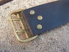 Ceinture cuir militaire d'occasion  Gréoux-les-Bains