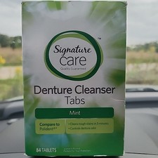 Denture cleanser tabs for sale  Wonder Lake
