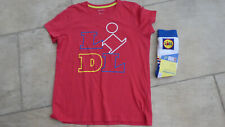 Lidl red tshirt for sale  FOCHABERS