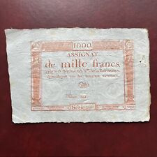 Assignat 1000 francs d'occasion  Saint-Jouan-des-Guérets