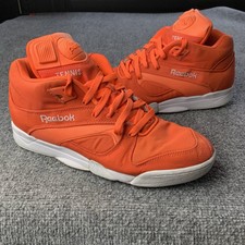 Tênis Reebok Court Victory Pump Top Alto Laranja Masculino Tamanho 12 EUA, usado comprar usado  Enviando para Brazil
