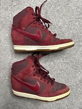 Tênis Nike Dunk Sky High Essential Wedge Feminino Tamanho 7 Vermelho Creme Goma comprar usado  Enviando para Brazil