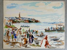 Moroccan orientalist landscape d'occasion  Expédié en Belgium