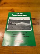 Prospekt chemo pumptankwagen gebraucht kaufen  Spraitbach