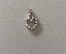 Anhänger diamant herz gebraucht kaufen  Bad Neustadt a.d.Saale