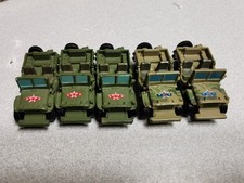 Micro Máquinas Militar Toyota JEEP Veículo do Exército Brinquedo Pequeno Pacote de Carro Miniatura  comprar usado  Enviando para Brazil