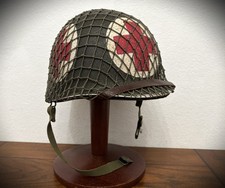 Usado, CAPACETE MÉDICO DE COMBATE M1 EXÉRCITO DOS EUA DA SEGUNDA GUERRA MUNDIAL 4 PAINÉIS - COSTURA FRONTAL / DIA D / COMPLETO comprar usado  Enviando para Brazil