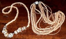 Collana pendente cristalli usato  Latina