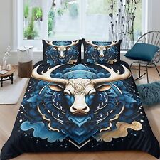 Conjuntos de edredons e fronhas de cama com capa de colcha de vaca presentes decoração de quarto comprar usado  Enviando para Brazil