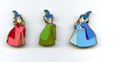 Alfinetes chapéus personagens fauna flora fadas bela adormecida WDI Disney comprar usado  Enviando para Brazil