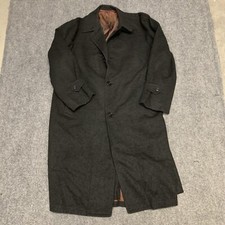 Sobretudo masculino Lodenbury vintage Abercrombie & Fitch cinza tecido tiroleso original comprar usado  Enviando para Brazil
