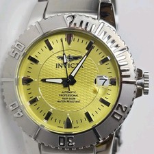 Invicta relógio masculino automático mostrador amarelo 40,5 mm 3356 comprar usado  Enviando para Brazil
