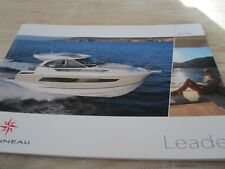 Folheto de vendas Jeanneau Leader 2018 barco a motor iate 30 33 36 40 46 comprar usado  Enviando para Brazil