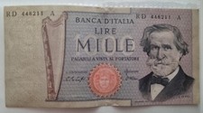 Banconota mille 1000 usato  Galliate