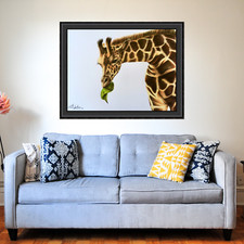 DESENHO ORIGINAL GIRAFA TAMANHO A3, montado e apoiado, usado comprar usado  Enviando para Brazil