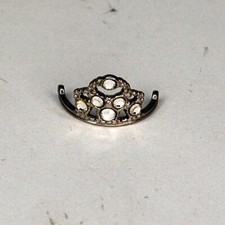 Barbie café da manhã na Tiffany's Audrey Hepburn tiara coroa apenas falso diamante branco, usado comprar usado  Enviando para Brazil