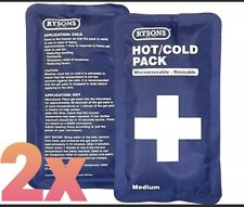 2x ALMOFADA DE GEL REUTILIZÁVEL QUENTE/FRIO PACOTE FREEZER MICROONDAS ESPORTE LESÃO MUSCULAR DOR comprar usado  Enviando para Brazil