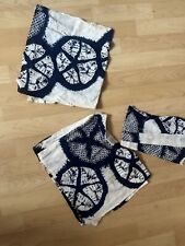 Stoff blau batic gebraucht kaufen  München