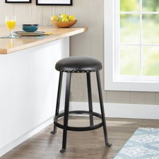 Black round backless for sale  Compton
