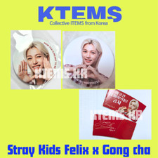 Usado, Stray Kids Felix Gongcha Pin porta-copo botão pode crachá Gong Cha comprar usado  Enviando para Brazil