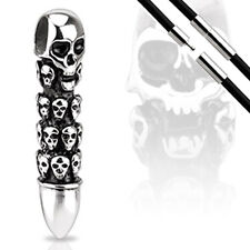Anhänger edelstahl totenkopf gebraucht kaufen  Esslingen am Neckar