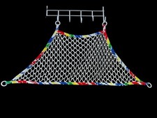 Rede de armazenamento Pansy Ellen vintage anos 80 bicho de pelúcia pendurado rede organizador de brinquedos comprar usado  Enviando para Brazil