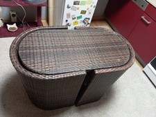 Rattan balkongarnitur neu gebraucht kaufen  Nordhausen