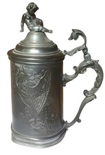 Chope bière étain d'occasion  La Motte-Servolex