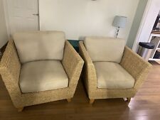 Rattan wicker chairs for sale  MARLBOROUGH